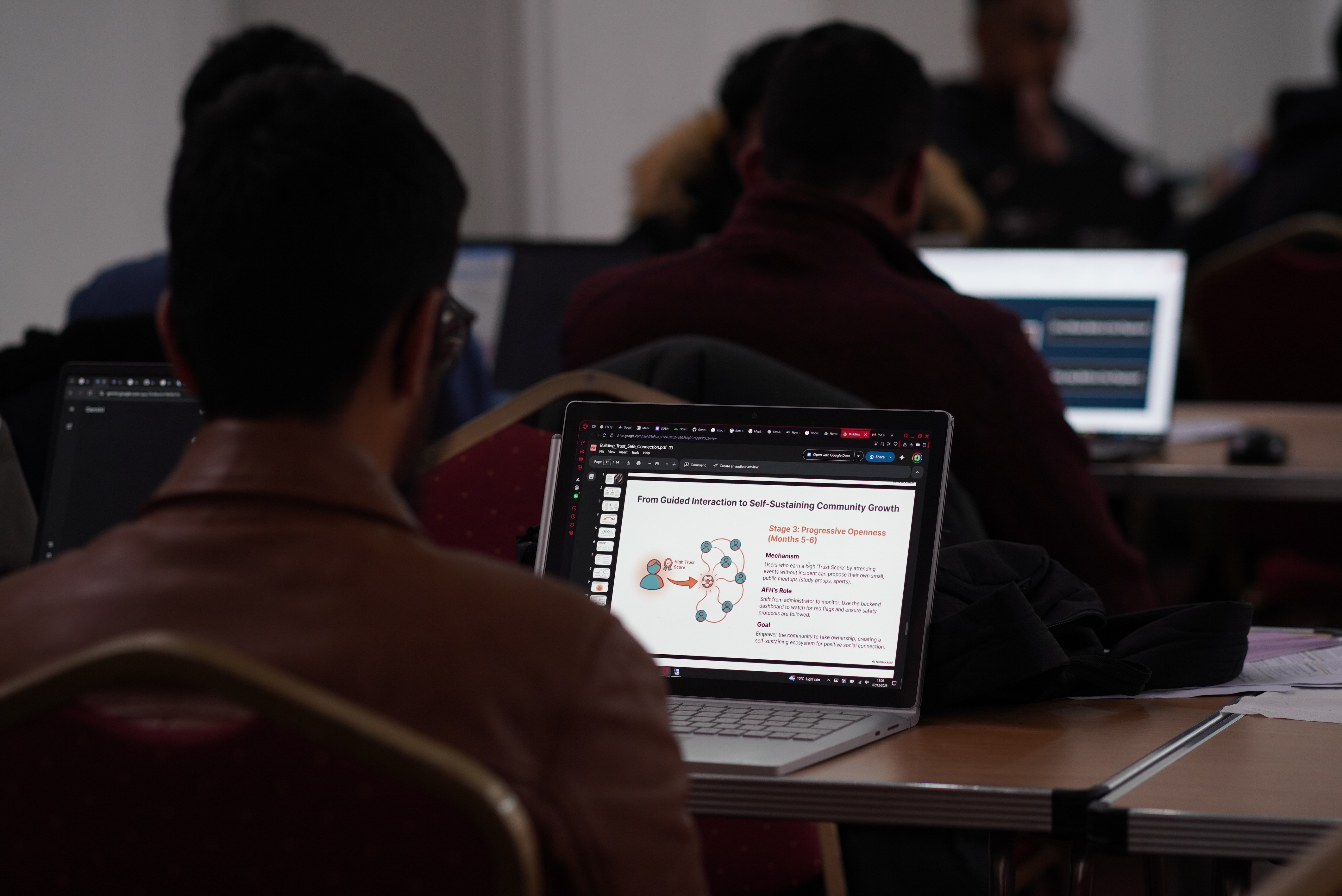 Hackathon participants